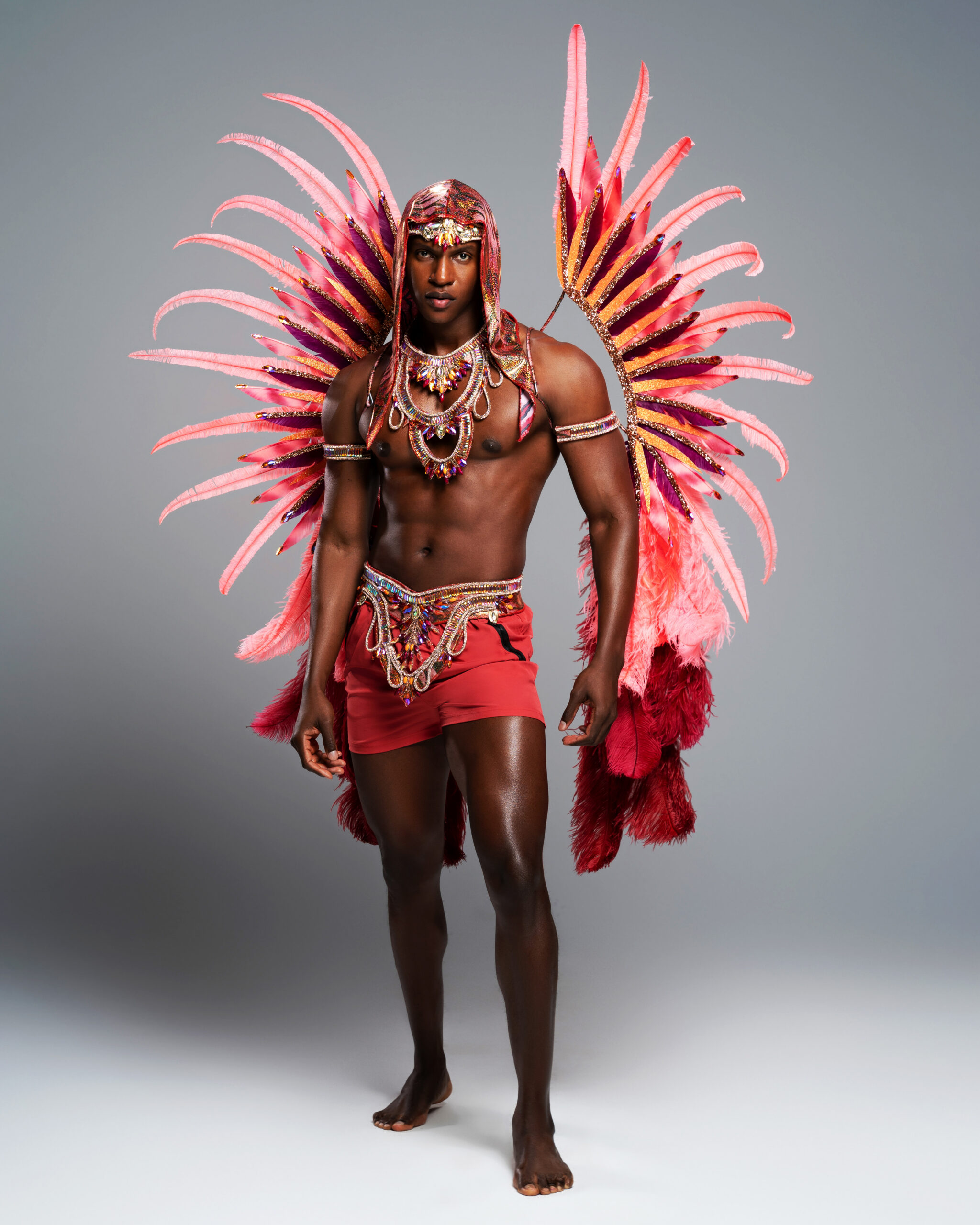 Male with Medium Backpack