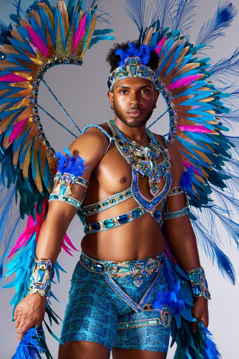 Zahra - Male with Medium Wings Close Up
